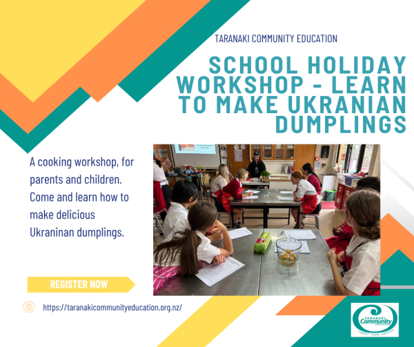 School Holiday Programme - Ukrainian Dumplings Workshop