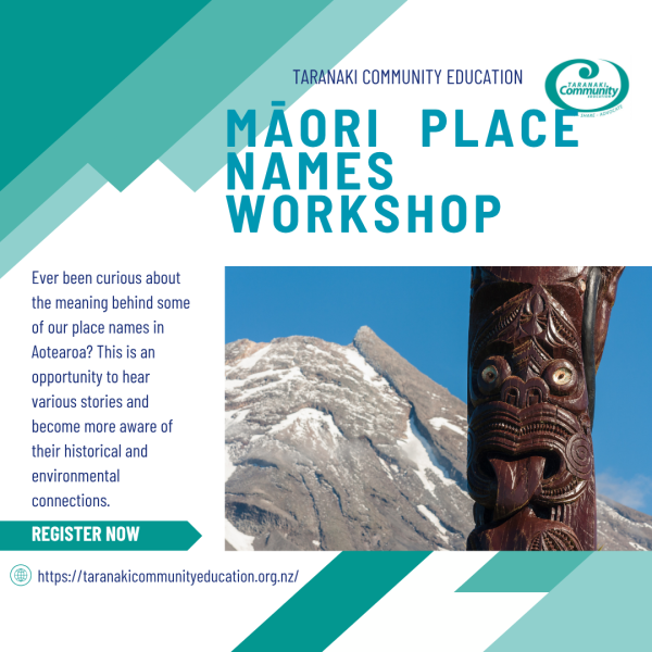 Māori Place Names Workshop