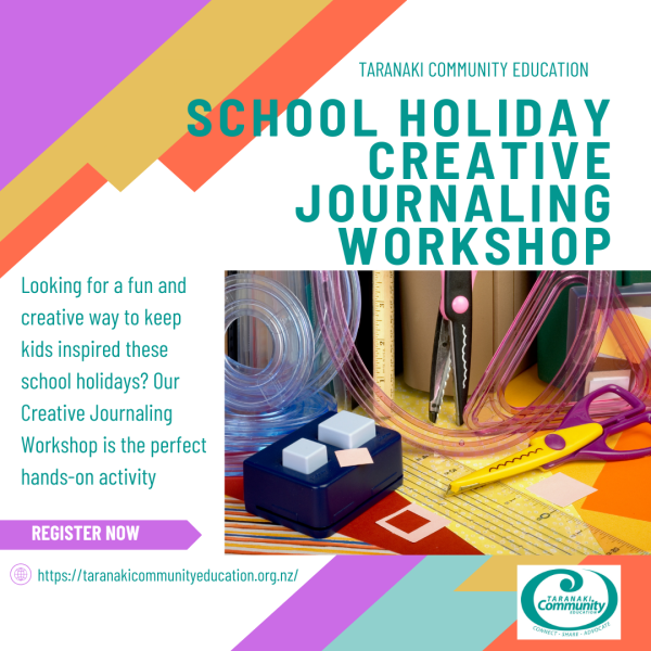 Creative Journaling School Holiday Workshop